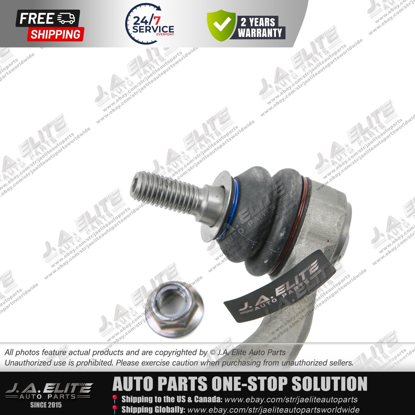 Left Outer Tie rod end fits Maserati Quattroporte 673008098, Electronic Steering