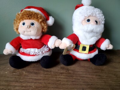 Dreamsicles Angel Hugs Mr. & Mrs. Santa Claus Plush VTG 2000 w/ tag