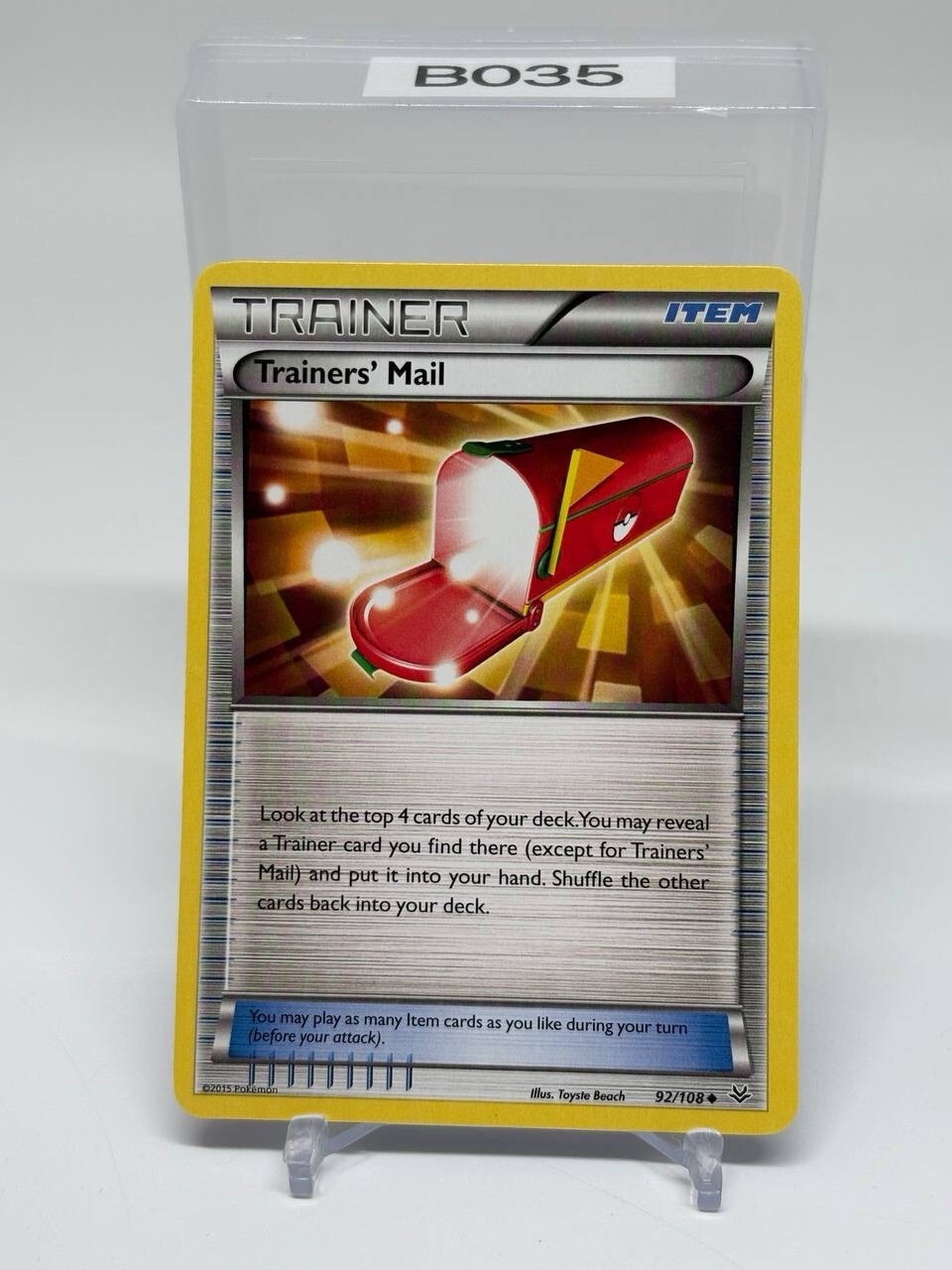 Pokemon Trainers’ Mail 92/108 XY Roaring Skies Uncommon NM