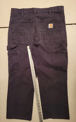 パンツ Carhartt Double Knee 32 X 30 Carhartt Double Knee Black Pants 33x30 32x24 Utility Work Y2K Wide