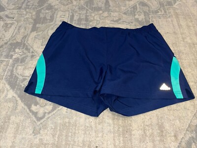 Adidas Response Women's Sz Medium  Blue Running Climalite Workout Shorts Lined