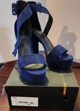 New IDIFU IN5 Sabrina Ankle Strap Platform High Chunky Heels Party Sandal 8.5