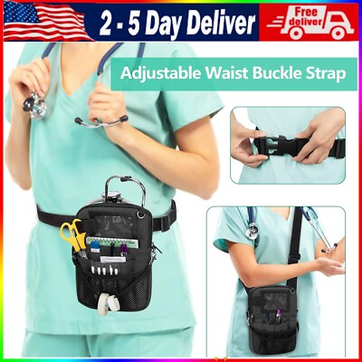 Perfect Storage Bag Pack for Nurse & Medical Care Workers Belt Organizer Pouch..