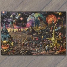 Art Print Alien God Civilization Religious Deity Ceremony Sacred Ritual Spaceshi