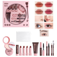 Makeup Set Full Kit, 9 Pieces All in One Professional Makeup Gift Set for Women