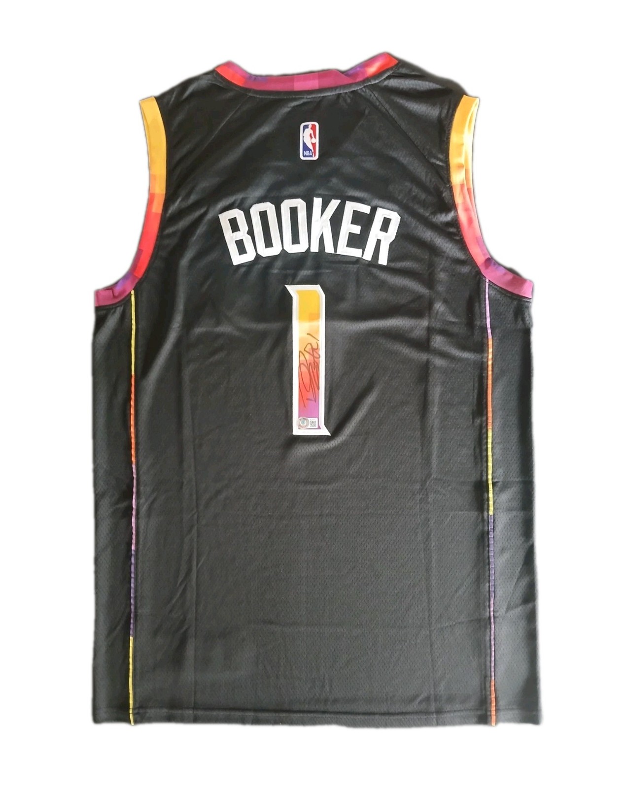 Devin Booker Autographed Signed Phoenix Suns Nike Authentic Swingman Jersey - Beckett BAS 