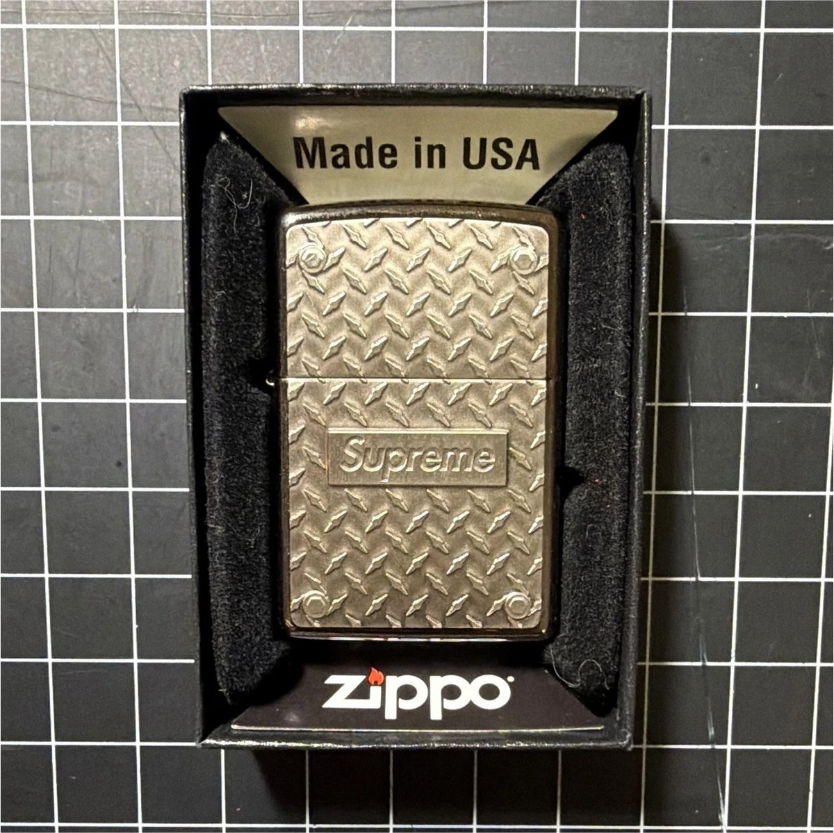 その他 supreme logo zippo 18ss Brand NEW SUPREME x Zippo Lighter RED Box Logo SS18 99ACA53