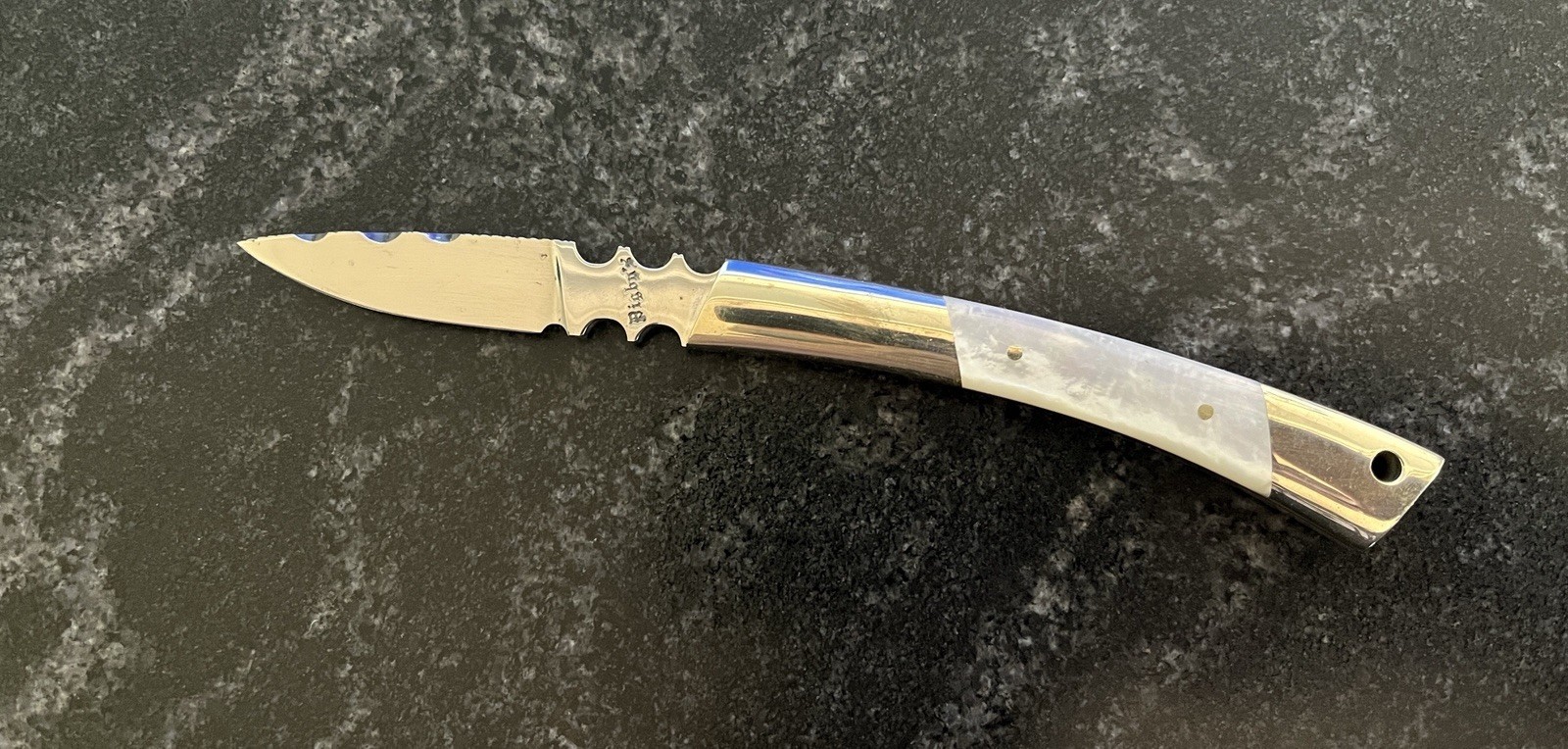 Graham Clayton Digby's Drop Point Hunter Fixed Blade Knife, Sheffield England