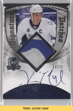 2008 Upper Deck The Cup Signature 64/75 Vincent Lecavalier Patch Auto READ 1p0