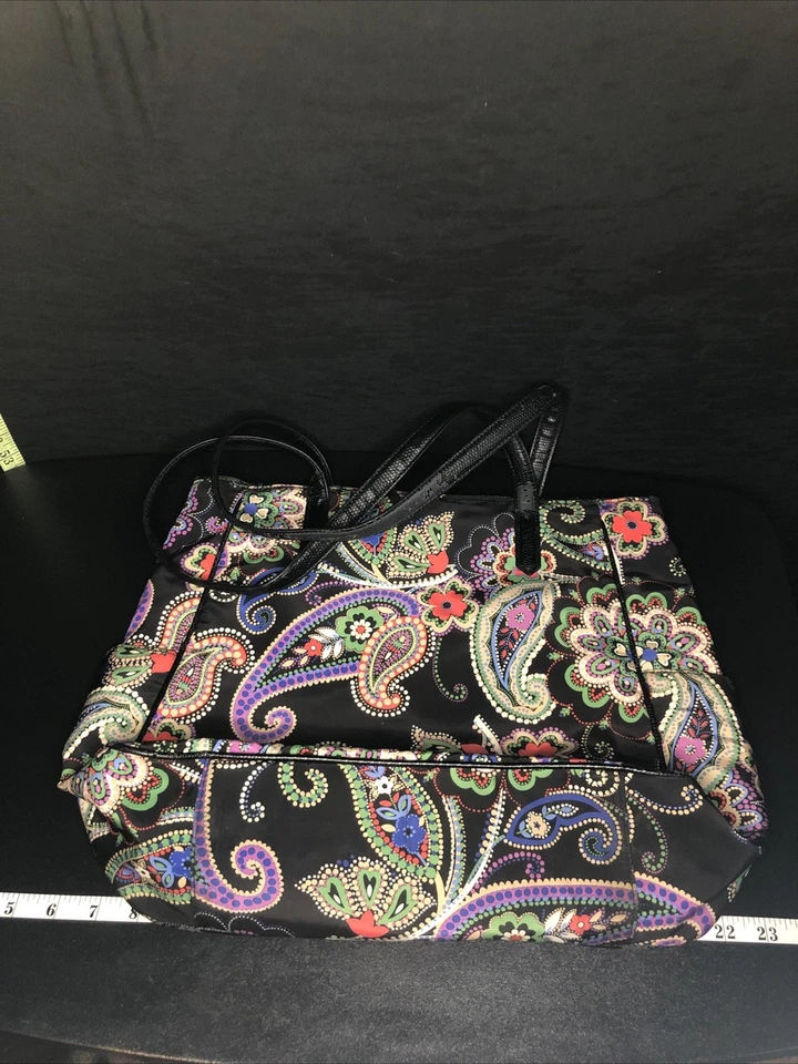 Bolso de mano Vera Bradley Paisley correas de cuero 21078-646 VBE16 3z5sddkx03984 Foto 2 de 4