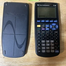 Texas Instruments TI-89 Graphing Calculator Made in Taiwan, Cover, Works