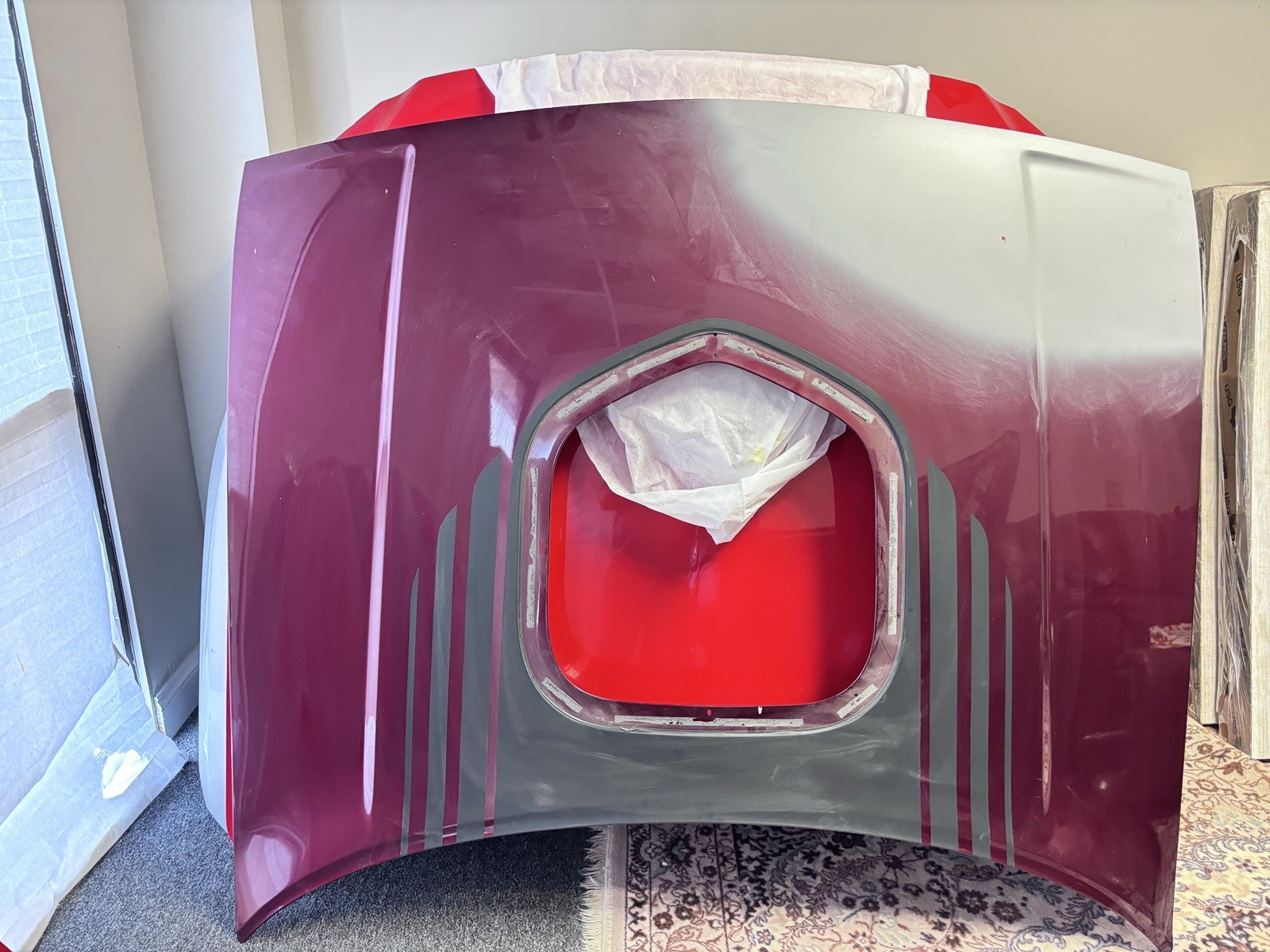 2015-2019 2020 2021 2022 2023 Dodge Challenger Shaker Hood OEM RT Scat Pack Red