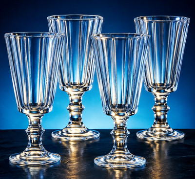 Gus-Khrustalny Set 4 Russian Vodka Liqueur Glasses 50ml Original Box, brand NEW