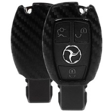 AUTO Schl&uuml;ssel H&uuml;lle CARBON f&uuml;r Mercedes Benz W204 W205 W906 C117 W212 W218 W222