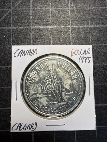 Canada Silver 1 Dollar 1975 Calgary Proof