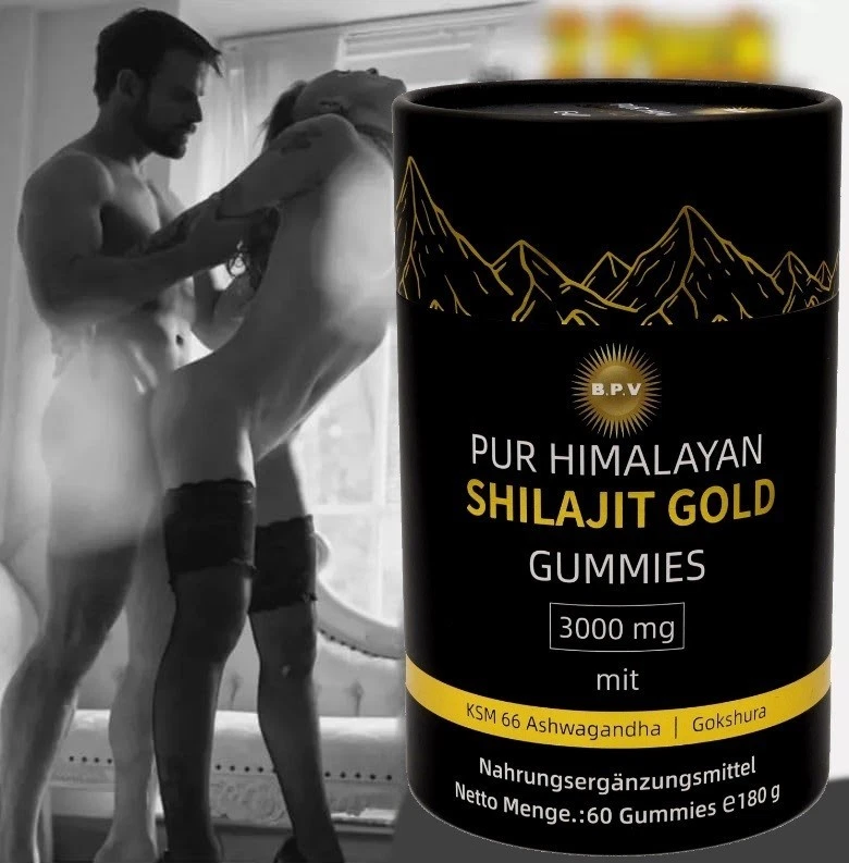 MARKENLOS Himalayan Shilajit Gold Gummies 3000mg- Testosteron Booster, Steroide, Anabolika