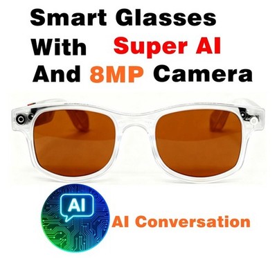 AI Smart Camera Glasses with Video & Camera