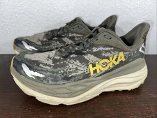 Hoka One One Stinson 7 Mens Size 10 D Running Shoes 1141530 OZF Green Camo