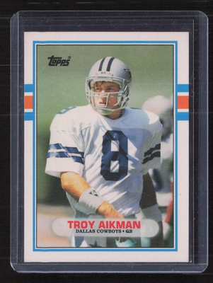 #ad 1989 Topps Traded #70T Troy Aikman Rookie $4.88