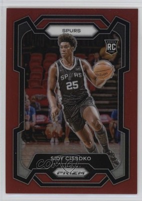2023-24 Panini Prizm Red Prizm 58/299 Sidy Cissoko #173 Rookie RC 0n64