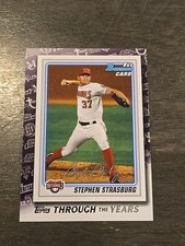 2021 Topps Topps Through the Years Facsimile Reprints Stephen Strasburg #TTY-27