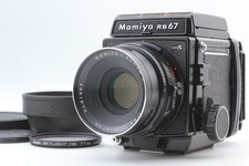  Near MINT Hood Mamiya RB67 Pro S Film Camera C 127mm f3.8 Lens 120 Back JAPAN