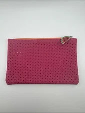 IPSY Glam Bag June 2022 - Pink w/Watermelon Slice Charm Zippered BAG ONLY