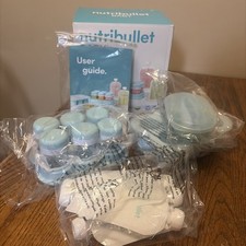 Nutribullet Baby  Toddler Meal Prep Kit 16 Pieces BPA free NIB