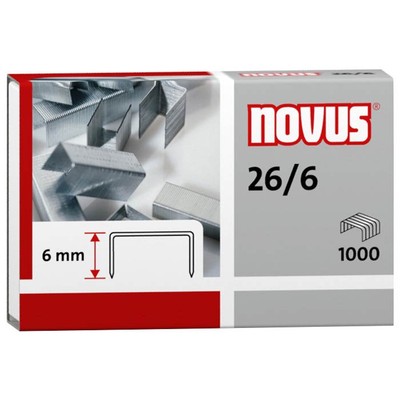 1.000 novus Heftklammern 26/6