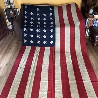 American Flag Patent 1870 38 Star Flag Size 12 feet x 6 feet