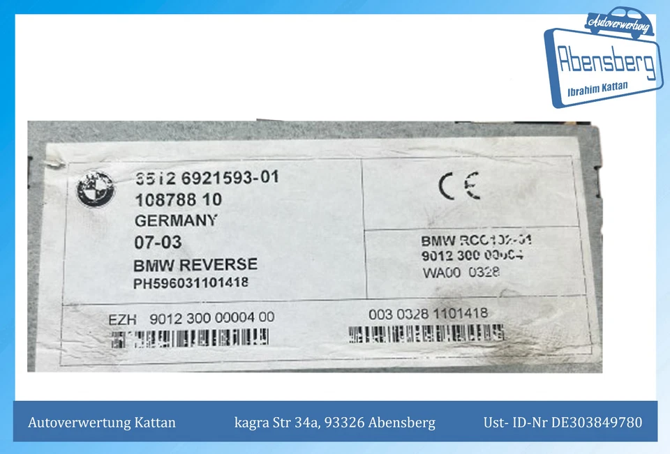 Gebr. BMW Mini Cooper  Radio Bluetooth R50 R52 Autoradio PH5960 #4178 - Bild 2 von 4
