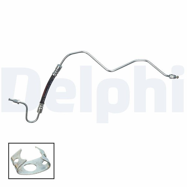 Delphi Bremsschlauch AußEn, Hinterachse, Links U.A. FüR CitroËN, Peugeot-image