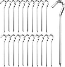 16 Pièces Sardines Camping Piquet de Tente Sardines de Fixation de Tente