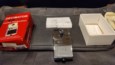 Used ISP G-Strings Noise Decimator Suppressor Noise Reduction Gate Effects Pedal