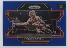 2022 Panini Prizm WWE Blue Prizm 81/199 Trent Seven #82 11ye