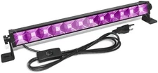 LED Black Light Bar 40W with Plug Switch and Cord