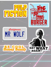 Pulp Fiction 90's 5pc Movie Sticker Pack