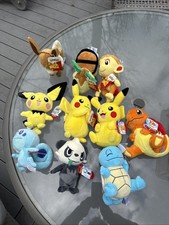 10x Pokemon Plush 8 lot of 10 Plush Pikachu, Blastoise, Eevee Charmander nwt