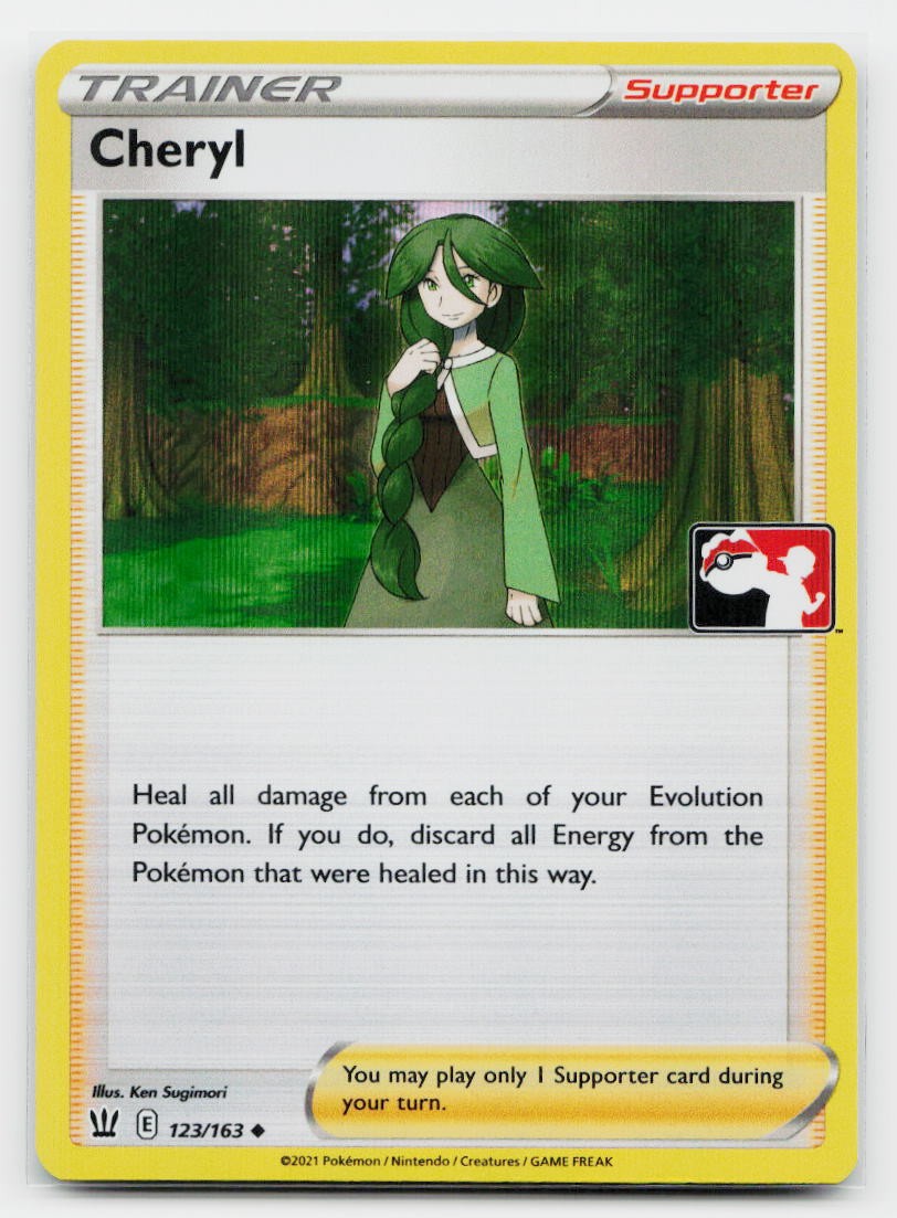 Cheryl Uncommon Prize Pack Series Cards 123/163 Pokemon TCG