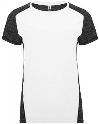 Damen Zolder T-Shirt, Kombination aus zwei Polyestergeweben  | Roly | CA6663