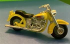 VINTAGE MATCHBOX LESNEY NO.50 YELLOW HARLEY DAVIDSON BIKE 1980