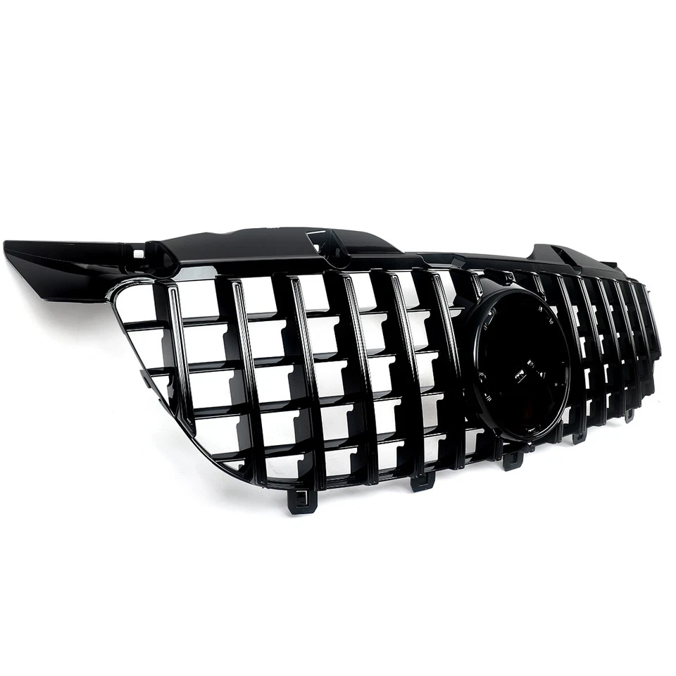 For Mercedes Benz Sprinter W906 09-13 GTR Glossy Black Front Upper Bumper Grille - Image 3 of 4