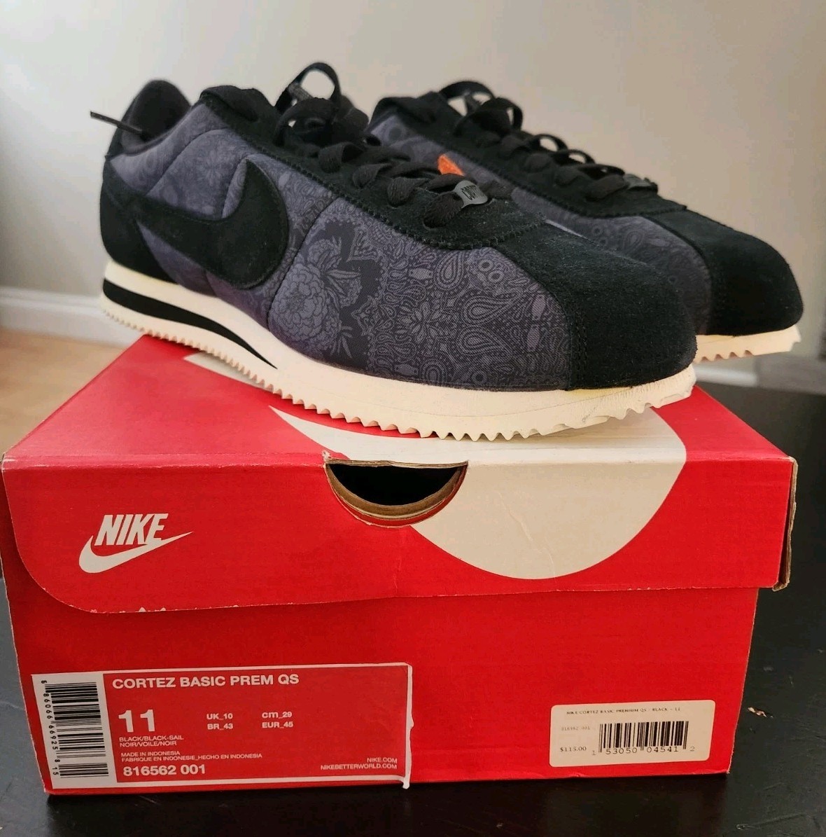 Size 11 - Nike Cortez Basic Premium QS Day of the Dead image 2