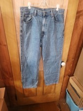 Vintage Levis 550 Jeans Mens Size 36 X 30 Relaxed Blue Cotton Denim MADE In USA