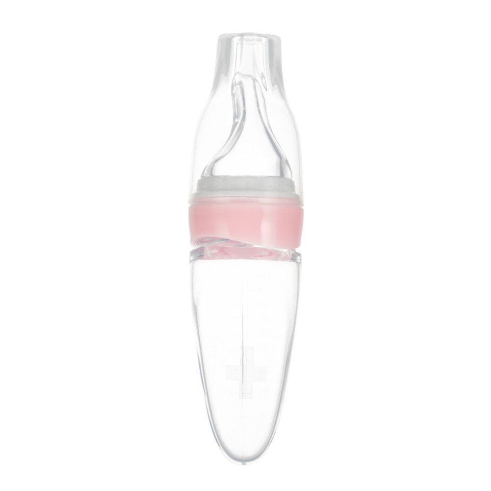 Baby Water Feeder Silicone Compact And Leak-proof For Infants Pink 40mL