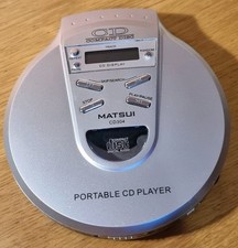Faulty Matsui CD304 Personal Portable CD Player Silver