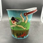 1960's J. Chein Co. Sand Pail childrens swimming underwater toy vintage