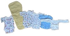 Vintage Gerber Baby Onesie 80s/90s Made In USA Cotton Size Newborn Lot 6 Pieces