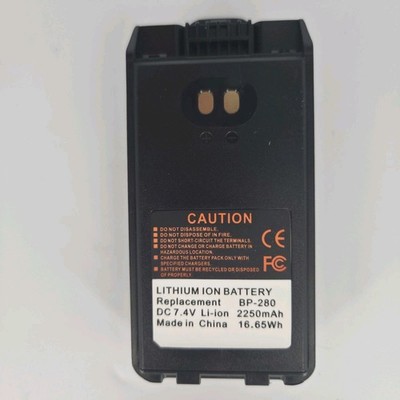 BP-280 Replacement Battery for F1000 F2000 F1100 F2100 Portable Radio 2600mAh