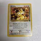 Pokémon TCG Jungle 1st Edition Meowth Card LP- Condition